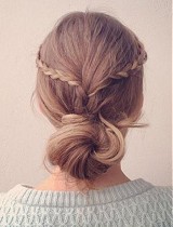 The Braided Twisted Updo